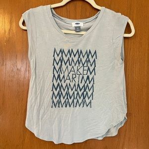 Loose grey tank top